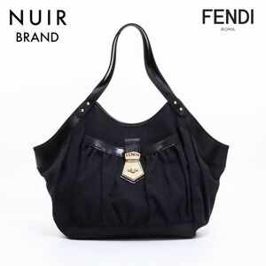 フェンディ FENDI ハンドバッグ ズッカキャンバス ブラック