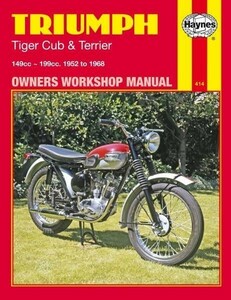 新品 整備 修理 サービス マニュアル 整備書 TIGER CUB TERRIER タイガー 149-199 1952 1968 トライアンフ Triumph ^在c