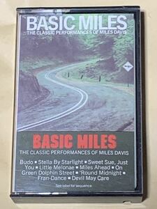 BASIC MILES マイルス・デイビス　カセットテープ