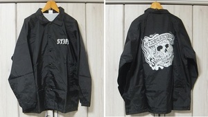 非売品 新品 ELLEGARDEN×MAGICALDESIGN×SKULLSHIT STAFF コーチJKT L 黒☆エルレガーデン スタッフジャケット 細美武士