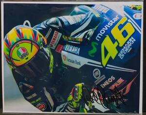 ○バレンティーノ・ロッシ 直筆サインフォト/写真 MotoGP Valentino Rossi　#46　YAMAHA　史上最強のライダー