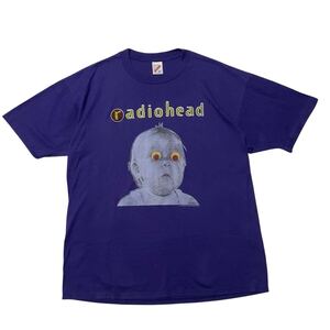 1993 Radiohead Pablo Honey Tour JEEZERS製 XL Brockum ヴィンテージ Tシャツ 音楽 オルタナティブ ロック バンド 袖シングルステッチ