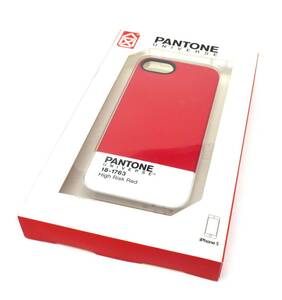 ◇送料165円 特価134　PANTONE アイフォンケース♪ iphone SE　5　5s　新品未使用品 High Risk Red
