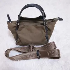 【美品】YSACCS　イザック　ミニバッグ　ショルダーバッグ　2way