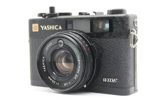 【返品保証】 ヤシカ Yashica Electro 35 CCN Wide Color-Yashinon DX 35mm F1.8 レンジファインダー カメラ v4785