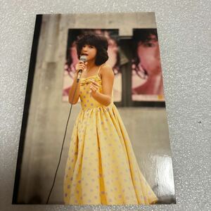 □松田聖子 デビューアルバム イベント生写真 2Lサイズ 当時物