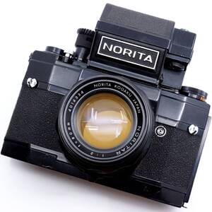 美品 NORITA 66 ボディ TTLファインダー NORITAR 80mm F2 メタルレンズフード キャップ2種付き ノリタ光学 ノリタール