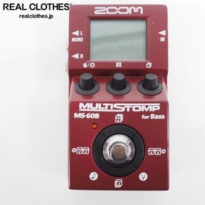 ZOOM/ズーム MS-60B V2.10 MultiStomp/マルチストンプ ベース用 マルチエフェクター【動作確認済】 /000