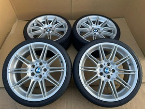 BMW E92 純正ダブルスポークスタイリング 225 M SPORT 19インチ E90 E91 E92 F30 F31 E85 E46 E36 イタリア製 BBS9+39 8+37 ほぼ新品タイヤ