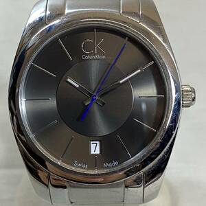 ●【MH-8533】中古品 Calvin Klein カルバンクライン KOK211 腕時計 クォーツ デイト 現状不動品【レターパックプラス可】