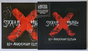 SIXX AM 2017年 サイン 2LP+DVD HEROIN DIARIES SOUNDTRACK 10TH ANNIVERSARY EDITION LIMITED A.M.NIKKI DJ ASHBA MOTLEY CRUE モトリー