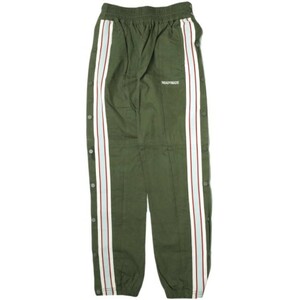 READYMADE レディメイド 日本製 SIDE SNAP TRACK PANTS テントシェル サイドスナップトラックパンツ 1 KHAKI リメイク イージー g15101