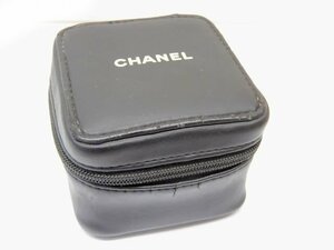 シャネル 簡易時計ケース ■ ウォッチケース ロゴ ダメージ有 黒ブラック 時計入れ CHANEL □６G