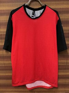 GU573 アソス assos 半袖 Tシャツ 赤 L