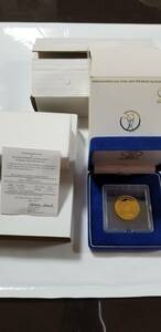 【金貨】2002FIFAワールドカップ（Japan-Korea World Cup Soccer）開催記念10,000円金貨（Gold Coin）です。