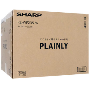 SHARP オーブンレンジ PLAINLY RE-WF235-W ホワイト [管理:1100058153]