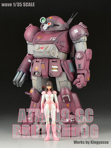 wave製1/35　ATM-09-CGブルーティッシュドッグ「PS版」初回限定　塗装済み完成品