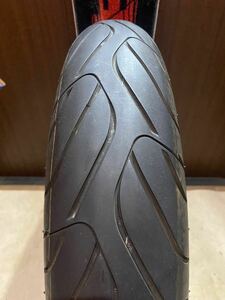 中古MCタイヤ バリ山 DUNLOP SPORTMAX ROADSMARTⅢ 120/70ZR17 ダンロップ スポーツマックス 120 70 17 3718 A3455