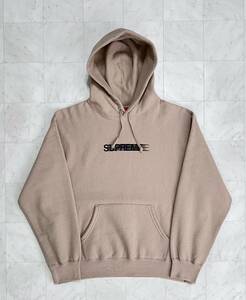 【新品】Supreme シュプリーム【Motion Logo Hooded Sweatshirt】23SS モーションロゴ パーカー ベージュ Mサイズ