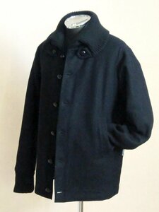 【中古】Yarmo ヤーモ ドンキーコート DONKEY COAT YAR-11AW 03 ウール100％ ポーランド製 ブラック系 サイズ40 メンズ（札）