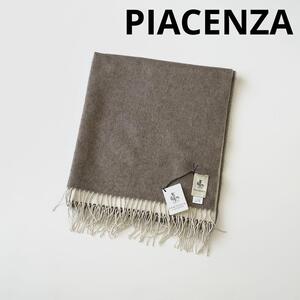 【別注】PIACENZA ピアチェンツァ シルク カシミヤ マフラー 75 大判 カシミア 絹 フリンジ ユニセックス ストール イタリア製 国内正規