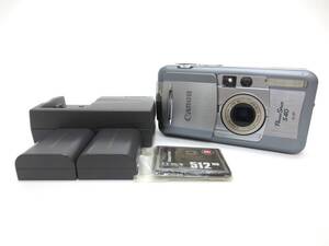 【1-176】Canon PowerShot S40 キヤノン パワーショット コンパクト デジタルカメラ コンデジ　デジカメ バッテリー compactflash ジャンク