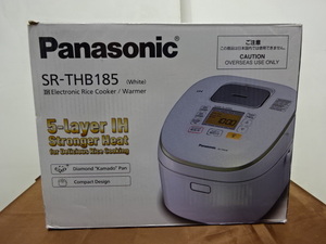 【店頭展示未使用品】Panasonic パナソニック　SR-THB185-W 炊飯器 ホワイト [1升 /IH] 海外仕様 200V 日本製