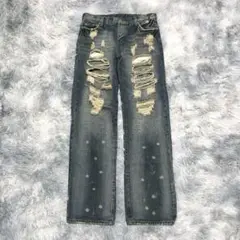 00s archive grunge crash fade denim Y2K