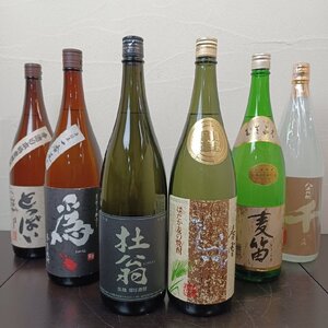 未開栓 麦焼酎 1800ml 6本セット 八千代伝 千が飛ぶ/とっぱい/杜翁/麦笛/早春の香雪 /爲ゝ(ためしてん) 【同梱不可】 A250110-1-A