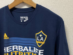 美品/使用1回のみ★LA Galaxy/ロサンゼルス・ギャラクシー★キーン★7★ユニフォーム/Tシャツ★アディダス★L★紺/ネイビー★男性/メンズ