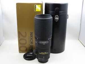 [21770W5]★超極上美品★NIKON AF Micro-NIKKOR 200mm F4 D IF-ED 元箱付き