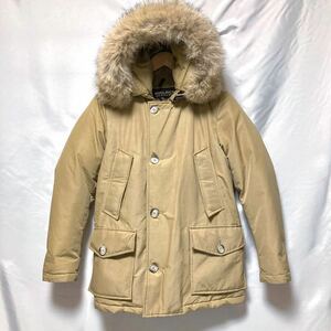 WOOLRICH ARCTIC PARKA ウールリッチ アークティックパーカー ダウン ジャケット ベージュ XXS ダウン コヨーテファー 60/40クロス