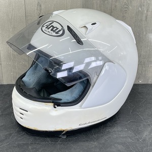 ジェットヘルメット 【中古】 ARAI RAPIDE ラパイド ホワイト 59-60cm PSCマーク有 オートバイ バイク 二輪 / 65783