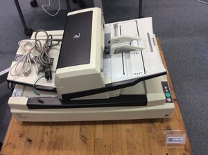 【引取りにいただける方限定】PFU／RICOH A3イメージスキャナー Fi-6770（ADFカウンター:547209／FBカウンター:19942）