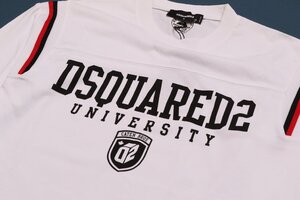 わけあり 汚れ B品 ディースクエアード メンズ ロングスリーブＴシャツ ホワイト サイズM DSQUARED2 S74GD1218 S24658 100 WH