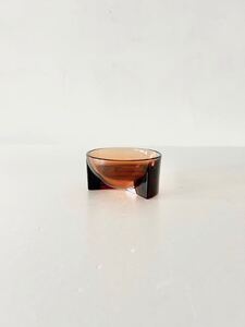 【北欧】　iittala　Kuru　ガラスボウル　セビリアオレンジ