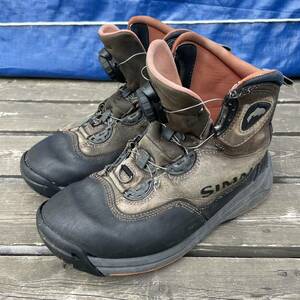 simms シムス　ウェーディングシューズ　ブーツ　BOA US 8 26.0㎝　Vibram