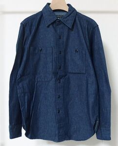 Engineered Garments エンジニアードガーメンツ Work Shirt 6oz Denim デニム ワーク シャツXS