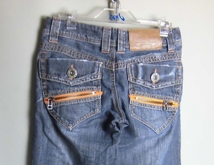 Rerek jeans？※ダメージ加工デニムパンツ Ｓ（150）