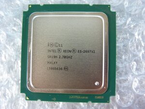 1QMU // Intel Xeon E5-2697 V2 2.7GHz SR19H Socket2011(LGA) Ivy Bridge-EP C1 MALAY // HP ProLiant DL380p Gen8 取外 //在庫2