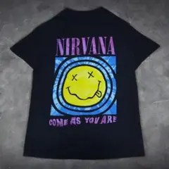 NIRVANA ニルバーナ バンドTシャツ ロックT グランジ 黒 M