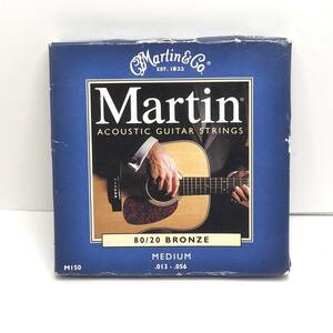 送料120円 マーティン アコースティックギター弦 ボックス入り 未開封 ミディアムセット メキシコ製 Martin 80/20 Bronze Acoustic Strings