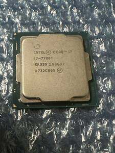 【送料無料】Intel Core i7 7700T 4C8T (2.9GHz～3.8GHz) 動作確認済 H270 Z270 B250 *H110 Z170 H170 B150等 *