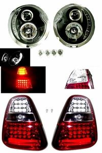 MINI ミニクーパー R50 R52 R53 LED ヘッドライト & テール SET セット 送料無料