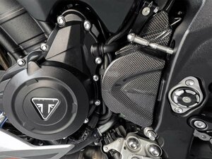 【国内在庫】DUCABIKE DBK ドゥカバイク ドライカーボン スプロケットカバー 艶あり TRIUMPH トライアンフ STREET TRIPLE 765 S / R / RS