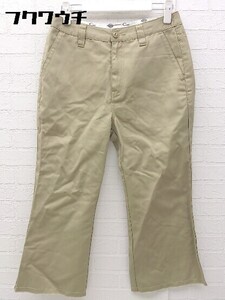 ◇ Dickies ディッキーズ カットオフ パンツ サイズM ベージュ レディース