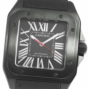 カルティエ CARTIER WSSA0006 サントス100 LM 自動巻き メンズ 良品 保証書付き_800532