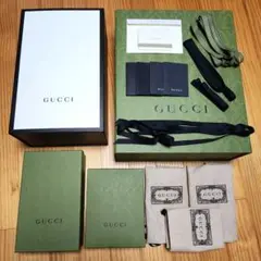 GUCCI グッチ ショッパー 箱 空箱 布袋  メッセージカ一ド リボン