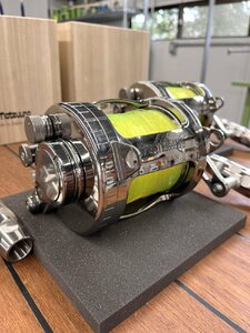 【中古】ケンマツ 50lb トローリングリール チタン製 Ken Matsuura Reel Japan 5-KM-TITAN50