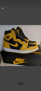 NIKE AIR JORDAN１ Retro High OG pollen 新品未使用品 エアジョーダン１パラン US SIZE 6.5 レディースサイズ24.5cm　　